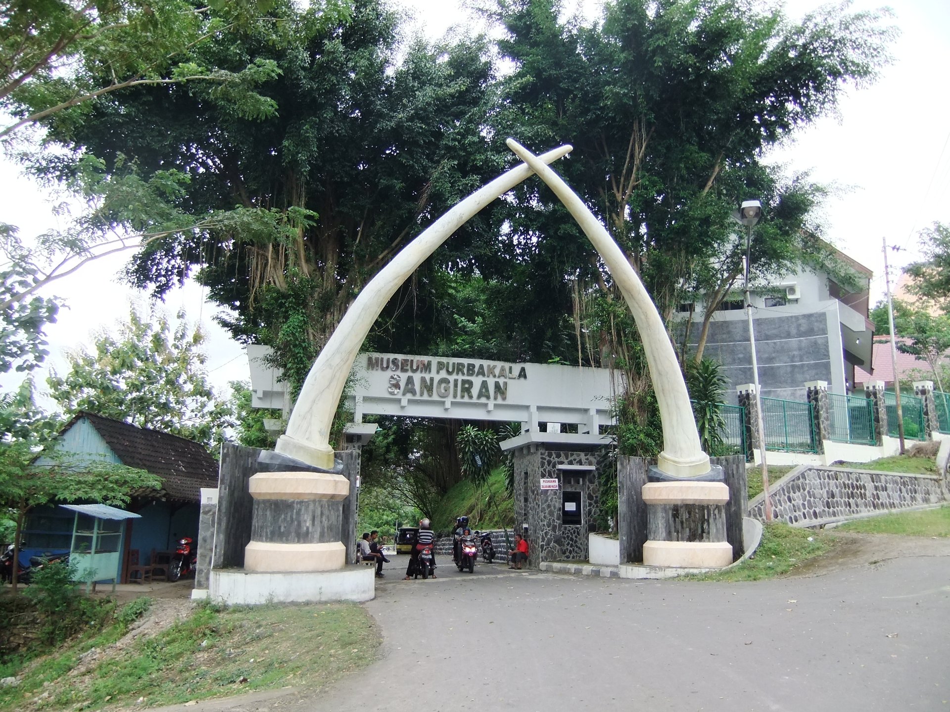 人類化石出土のサンギラン遺跡